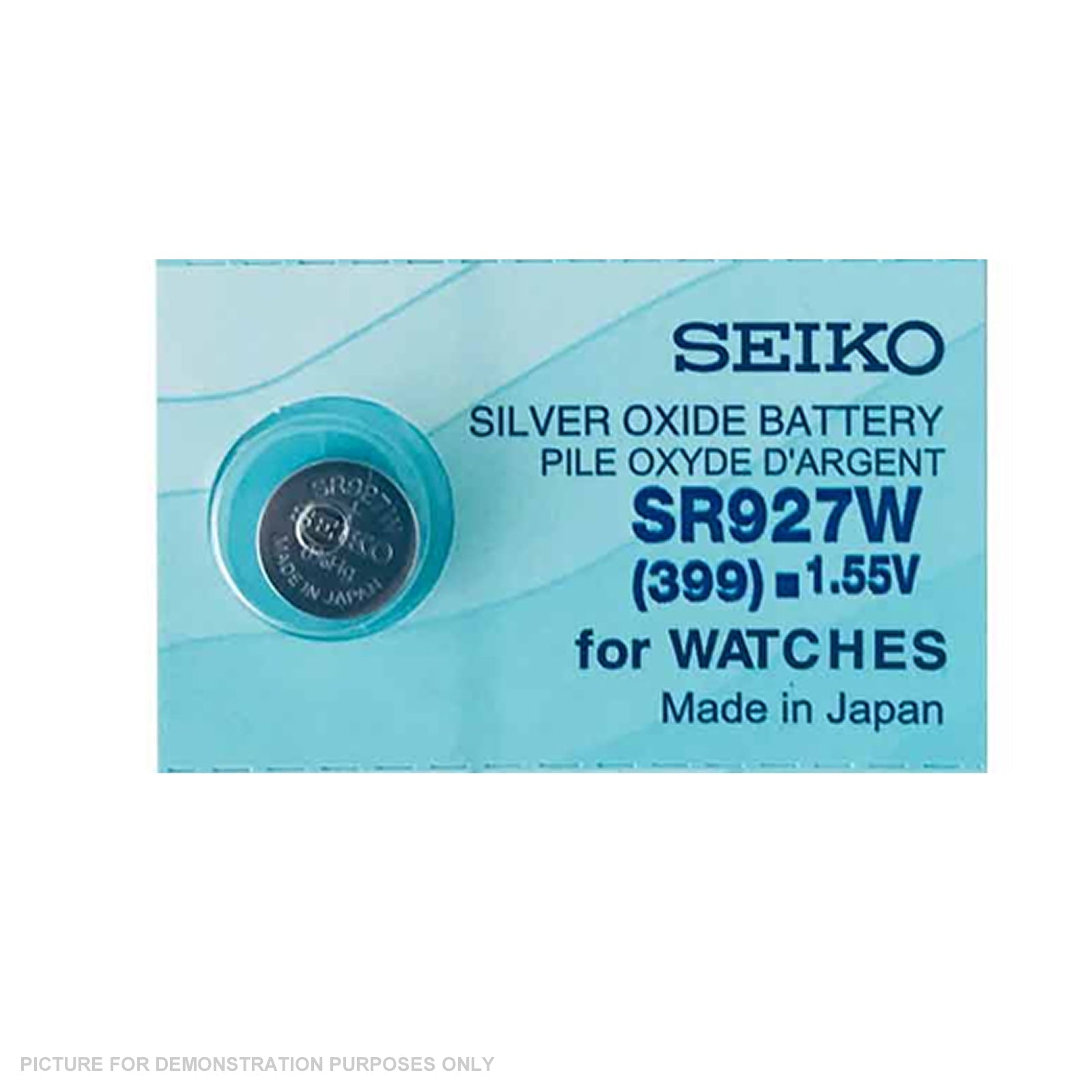 SEIKO SR927W (399) Silver Oxide Watch Battery 1.55v (1 ONLY)